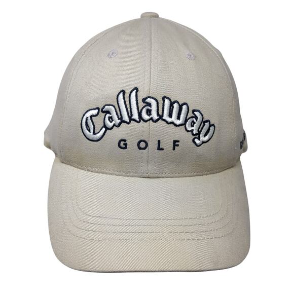 Callaway Golf Slideback Baseball Cap Beige One Size Adjustable Embroidered - Picture 1 of 10